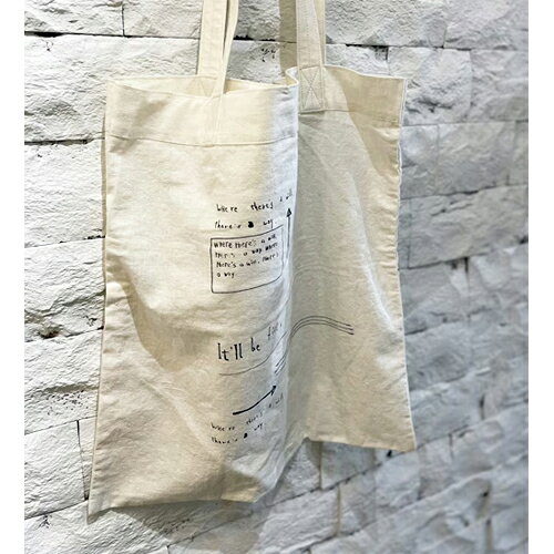 Rakuten - 【アルテポーヴェラ/ARTE POVERA】NATSUME×KOTETSUコラボ「意志あるところに道はあるよ〜」コットンリネントー BAG1【送料無料】【ly】