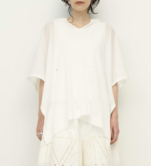 Rakuten - シニヨン CHIGNON シアーメッシュポンチョTOPS 【ly】