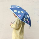 【manipuri/マニプリ】スカーフ柄晴雨兼用折り畳み傘(ウッドハンドル)【送料無料】