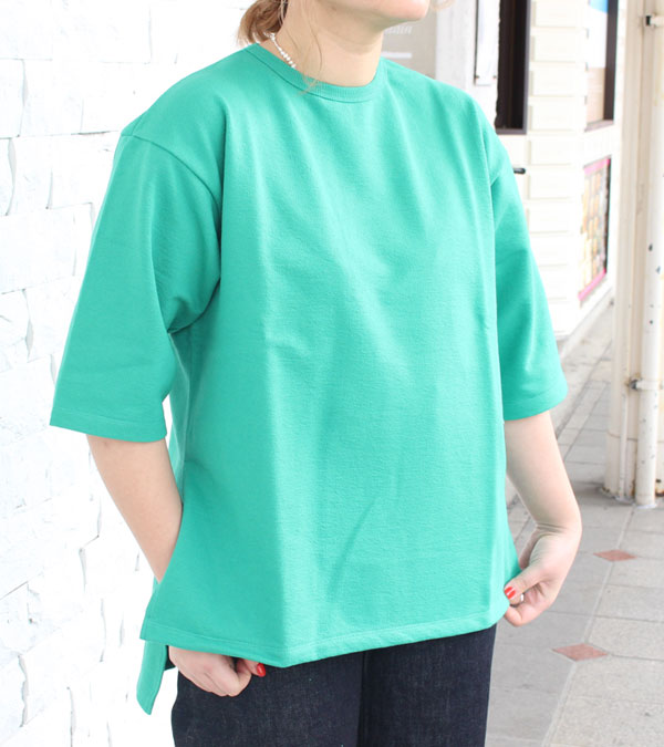 Rakuten - 【s30】ミューニック Munich コットンクリンプジャージーサイドスリットTシャツ【キャンセル返品交換不可】【let】【id】