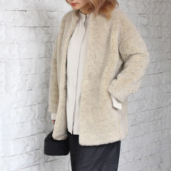 【s20】ティッカ TICCA ウールファーロングコート【キャンセル返品交換不可】【let】【id】