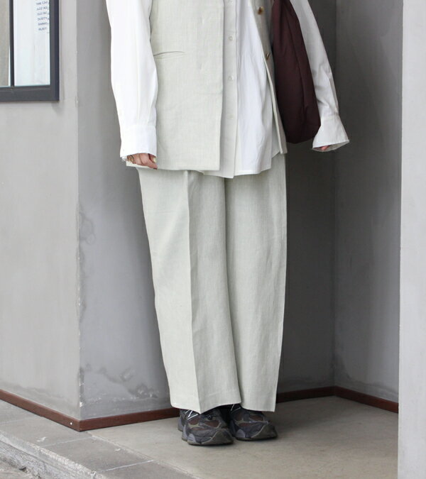 楽天市場】todayful linen tuck trousersの通販