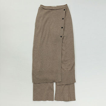 【s30】トゥデイフル TODAYFUL ラップアラウンドニットスカート Wraparound Knit Skirt【キャンセル返品交換不可】【let】【id】