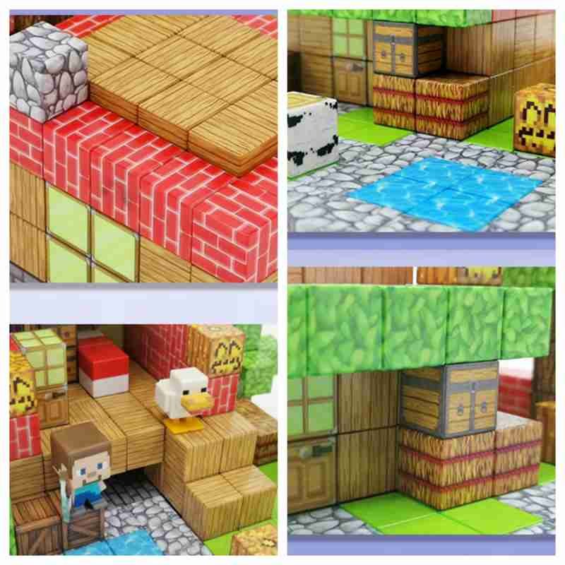 Minecraft ޥ DIY֥å ޥ󥯥ե ޥͥåȥ֥å 2cm  ˤ £ʪ ե ΰ 