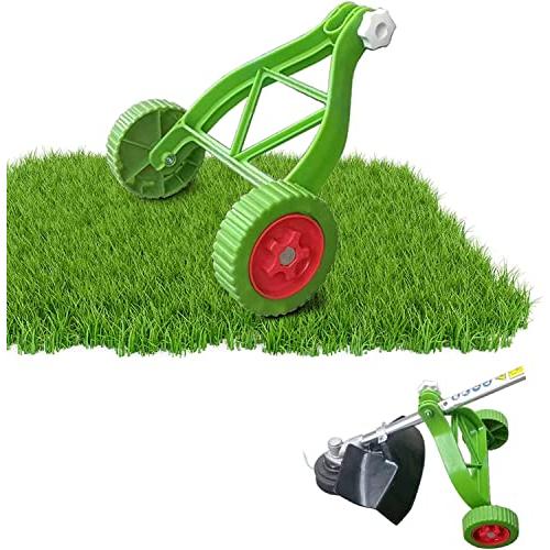 調整可能なサポートホイール 雑草トリマー用補助ホイール バッテリー式 雑草除去アタッチメント 芝刈り..