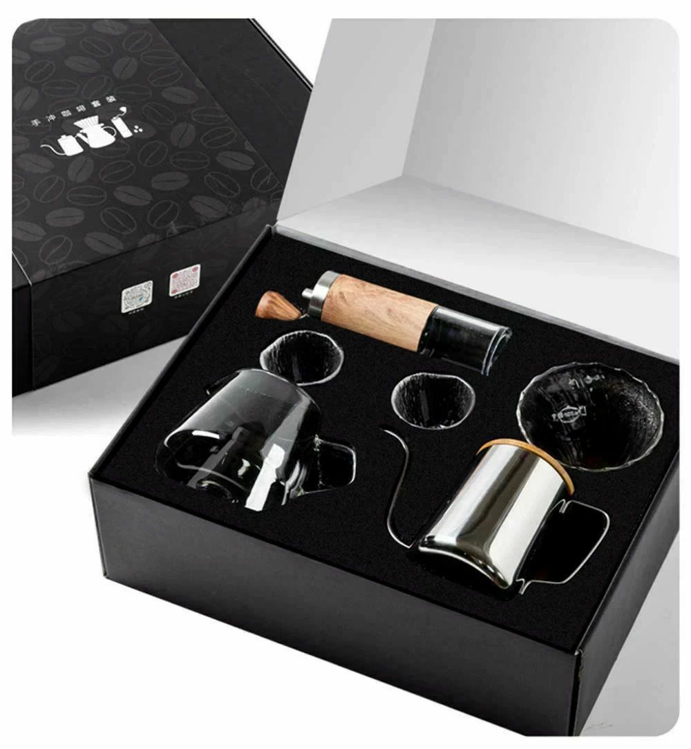 手挽き コーヒーミル 小型 コーヒーグラインダー ステンレス臼 折り畳み式ハンド コーヒードリッパーポ..