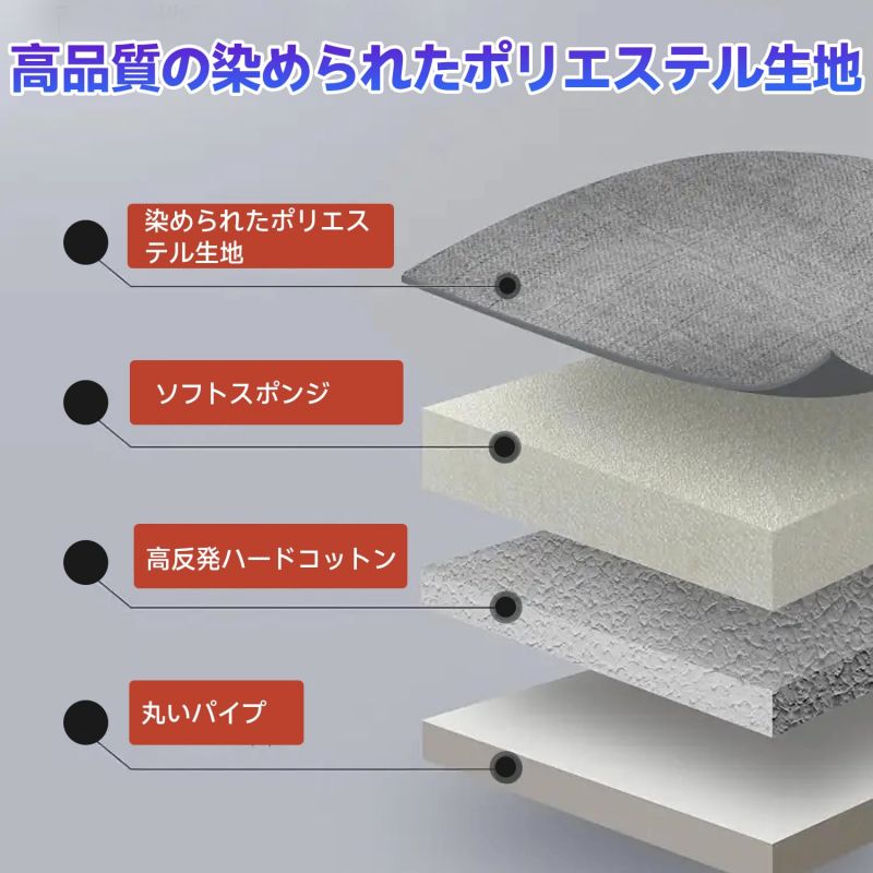 nokastoreの簡易ベッド 折り畳み式ベッド 折り畳み 軽量 室内 仮眠 庭 車中泊 日光浴組み立てるは不要 6段階調節 折り畳みベッド コンパクト折りた｜アングル3