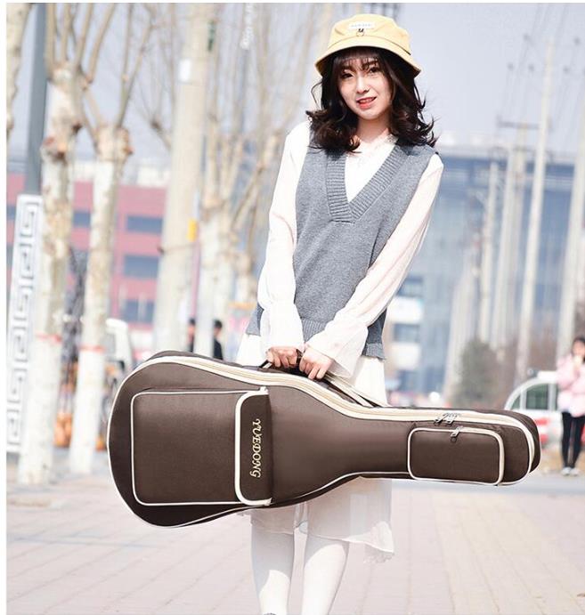 ギターケース 防水 ギターバッグ クラシック ギグバッグ アコギ　エレキ レディース　メンズ　シンプル　ギター　ケース 男女兼用 リュ