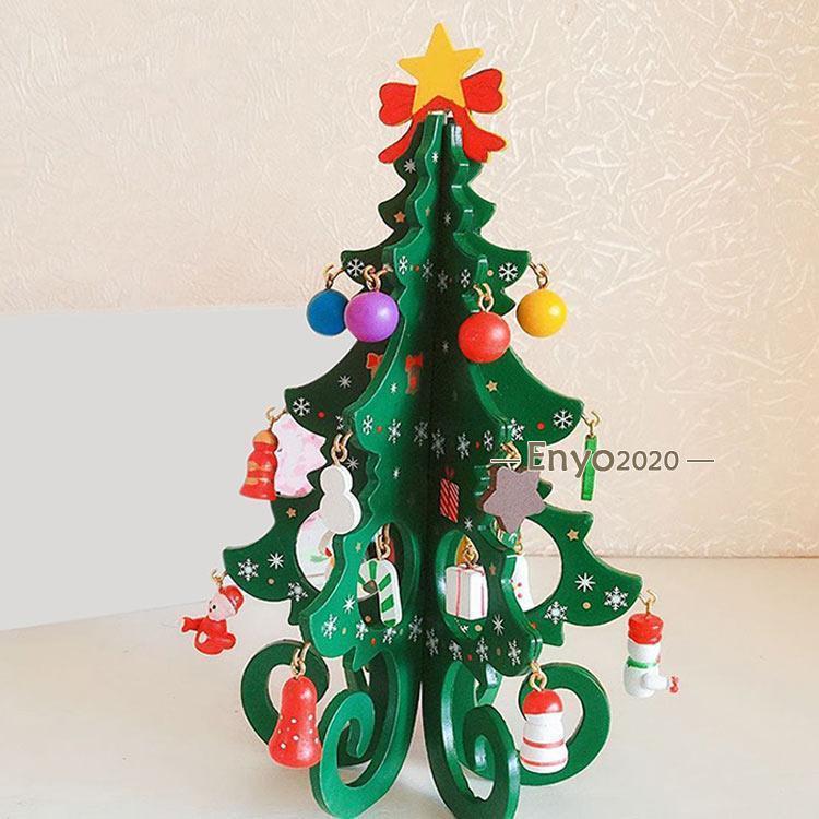 ミニツリー 組み立て 卓上 クリスマスツリー 木製ツリー デコレーション 装飾 アドベントツリー インテ..