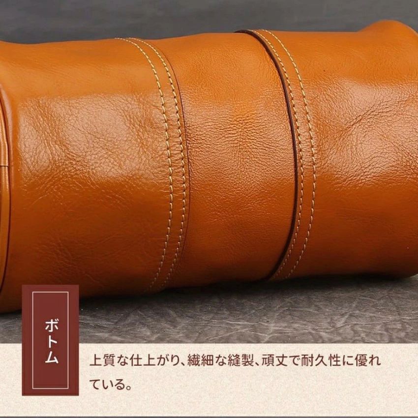 丸型ボストンバッグ 本革 ボストンバッグ 大容量 ドラムバッグ ミニ ショルダーバッグ 斜めがけバッグ レーディス メンズ ロールボスト