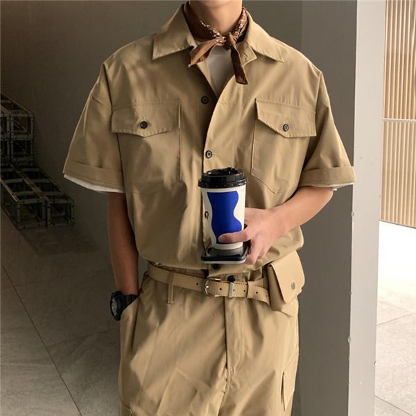 THOM WILLS サロペット メンズ オーバーオール 半袖 作業服 作業着 スウェットパンツ 無地 つなぎ ロング丈 春服 夏物 リゾート バレンタイン