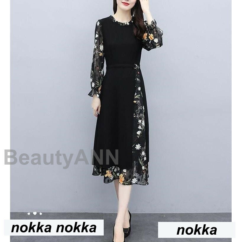 ワンピース レディース 20 30 40代 春 夏 秋 新作 長袖 きれいめワンピース シフォン オシャレ 通勤 結婚式 お出かけ 大人 着痩せ ロングワンピース カジュアル ワンピース 夏 新生活 プレゼント ギフト