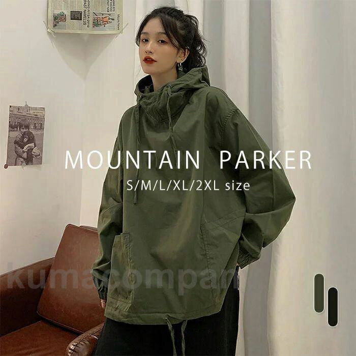 【P20倍！】THOM WILLS パーカー トップス プルオーバー フード マウンテンパーカー キャンプ アウトドア ミリタリー アウター ビッグ レディース フードコート ロング モッズコート