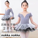 子供 レオタード ダンス服 女の子 ダンスウェア 半袖 夏 上下2点セット 女児 バレエ服 チュールスカート バレエウェア ストレッチ 長袖 春秋 冬 ジュニア...