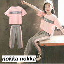 子供服 セットアップ キッズ 女の子 半袖 2020春夏 2点セット 上下セット Tシャツ 薄手 ハーフパンツ おしゃれ カジュアル 涼しい 可愛い ジャージ 新品 ホワイトデー