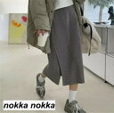 THOM WILLS ニットスカート レディース フレアスカート 膝下 ロングスカート チェック柄 ロング丈 ミモレ丈 ボトムス 大人 きれいめ ゴム ウエストゴム 美脚 黒 スカート 大きいサイズ カジュアル 30代 40代 通勤 通学オシャレ
