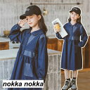子供服 ワンピース 長袖 春秋 女の子 キッズ ワンピース ロングワンピース チュニック デニム 子供ドレス ジュニア おしゃれ 可愛い 新品 ホワイトデー プ...