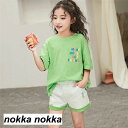 子供服 セットアップ キッズ 女の子 半袖 2点セット 上下セット Tシャツ 薄手 ショートパンツ おしゃれ カジュアル 涼しい 可愛い ジャージ 新品 かわい...