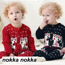 ベビー ロンパース 新生児 ニット 着ぐるみ ベビーセーター クリスマス 赤ちゃん ニット オーバーオール オールインワン 鹿 トナカイ前開き 子供服 秋冬 可愛い 女の子 男の子 コスプレお出かけ用 記念撮影用 年賀状用(4)