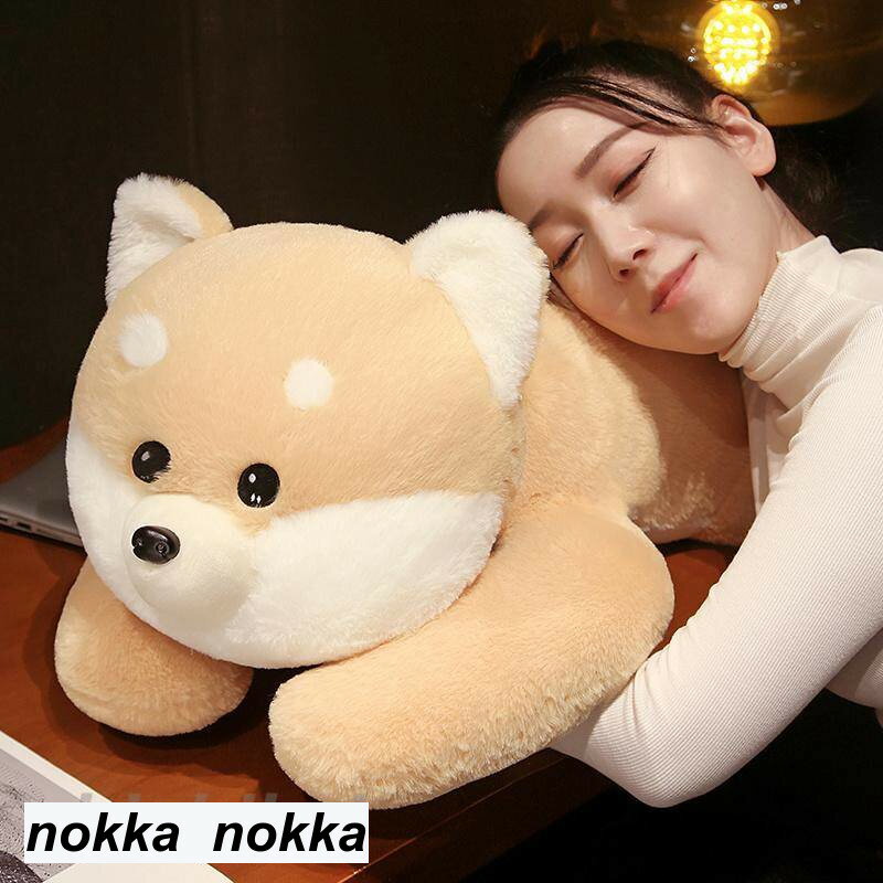 ぬいぐるみ いぬ イヌ 秋田犬 ふわふわ 癒し 抱き枕 クッション イン テリア 添い寝 動物 かわいい 誕生日ギフト ギフト