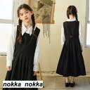 入学スーツ セットアップ 子供服 サロペット 女の子 キッズ 長袖 ブラウス 2点セット 子供 入園式 卒業式 ワンピース サスペンダースカート 発表会 面接 ...