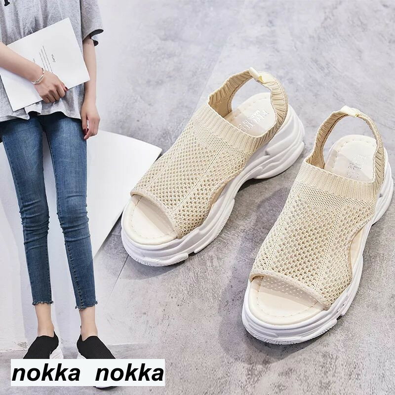 【P20倍！】THOM WILLS サンダル レディース 夏 厚底 メッシュ スニーカーサンダル 靴 シューズ 軽量 おしゃれ かわいい 可愛い カジュアル 軽い 蒸れない ホワイトデー プレゼント 母の日