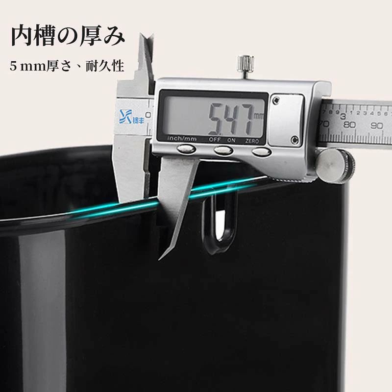 ゴミ箱 おしゃれ 北欧 ゴミ袋が見えない シンプル ダストボックス ダストBOX ごみ箱 ごみばこ ゴミ袋 隠せる ビニール袋 見えない リビング 洗面所 オフィス かわいい トラッシュカン インテリア [2]