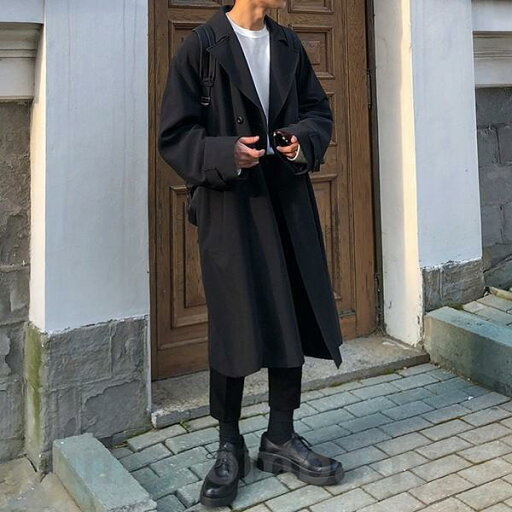 THOM WILLS トレンチコート メンズ ロングコート韓国風 おしゃれ 体型カバー ヨーロピアンカジュアル オーバーサイズ イケメン 秋着 コート レトロ THOM WILLS トレンチコート メンズ ロングコート韓国風 おしゃれ 体型カバー ヨーロピアンカジュアル オーバーサイズ イケメン 秋着 コート レトロ