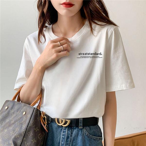 半袖tシャツ レディース Tシャツ 半袖 カジュアル Tシャツ お洒落 カットソー Tシャツ 無地 トップス ファッション 女性 夏 バレンタイン プレゼント