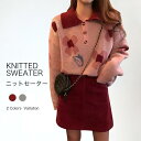 THOM WILLS ニットセーター レディース 無地ニット 長袖ニット トップス 秋冬 デート お出かけ セクシー シンプル シック ニットトップス バレンタ...
