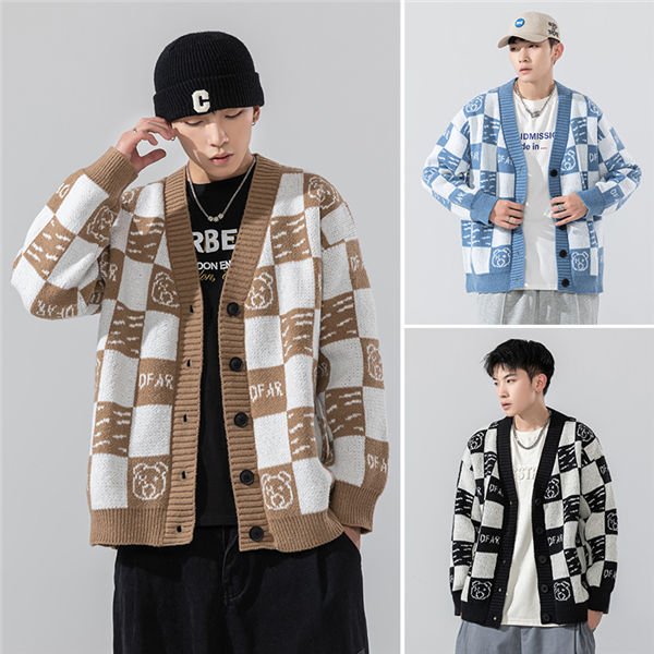 THOM WILLS ニットセーター メンズ ニットセーター 防寒 セーター トップス 長袖 カジュアル シンプル 無地 ゆったり 体型カバー お洒落 カジュアル バレンタイン