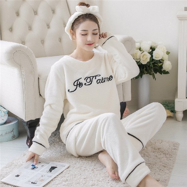 ルームウェア レディース 上下セット もこもこ 秋冬 パジャマ 寝巻き 部屋着 ホームウェア モコモコ 10代 20代 30代 40代 バレンタイン プレゼント