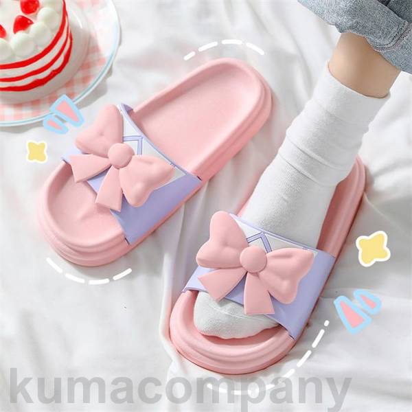 シャワーサンダル スリッパ レディース おしゃれ かわいい リボン ベランダ お風呂 夏用 ルームシュー..