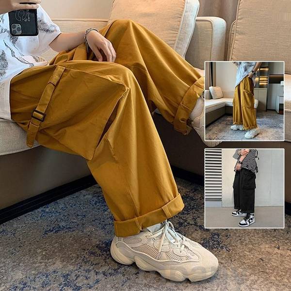 【楽天スーパーSALE限定半額OFF!】カーゴパンツ メンズ ボトムス ズボン ミリタリー ロング ゆったり 作業服 カジュアル おしゃれ ワークパンツ アウトドア