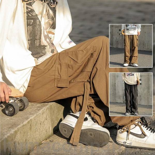 【楽天スーパーSALE限定半額OFF!】カーゴパンツ メンズ ボトムス ズボン ミリタリー ロング ゆったり 作業服 カジュアル おしゃれ ワークパンツ アウトドア