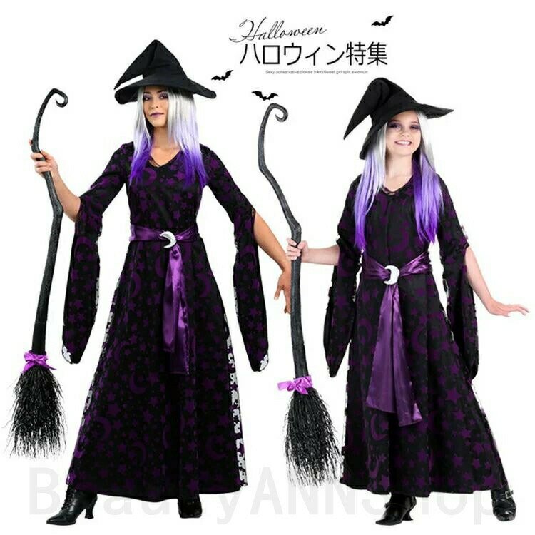 ハロウィン衣装 大人用 女性用 子供用 ドレス witch 巫女 ウィッチガール ハロウィン 衣装 仮装 コスプレ レディース イベント ハロウィーン 学園祭 ...