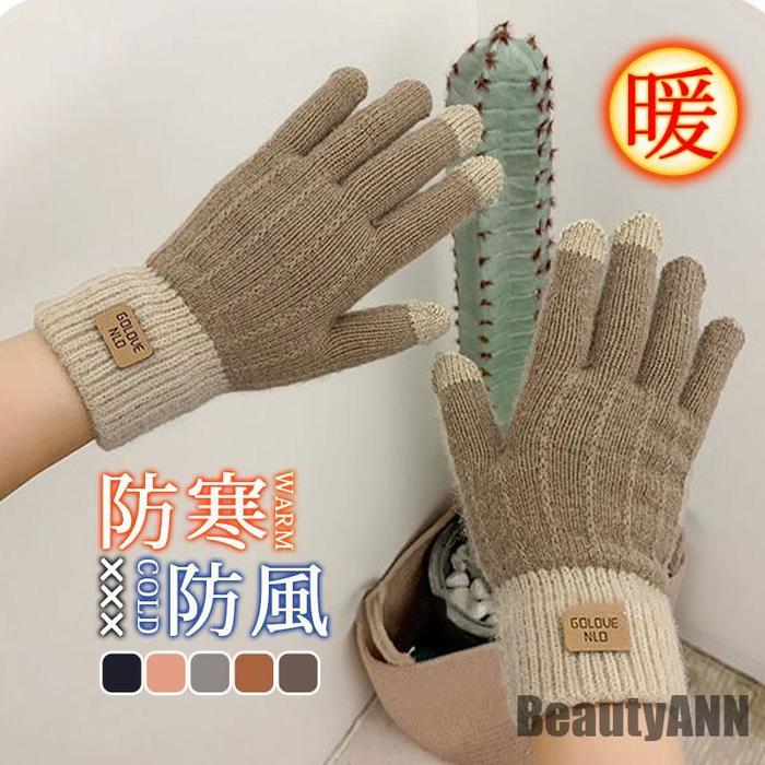 手袋 レディース ニット スマホ対応 防寒 グローブ 厚手 手荒れ 冬用 ふんわり 防風 スマホ手袋 アウトドア 暖かい 軽い 通勤 通学 贈り物 プレゼント ...