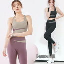 新生活 トレーニングウェア レディース ブラ ヨガパンツ セットアップ ジャージ上下セット ランニングウェア ストレッチ抜群 ジムウェア スポーツウェア おしゃ...