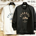 新生活 トレーナーメンズ 大きいサイズ ブルオーバ 秋服 お兄系 スウエット 長袖 トップス 新作 22 プレゼント ギフト 秋 冬 春 秋ファッション 冬物