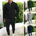 THOM WILLS ジャージ メンズ 上下セット 2点セット Tシャツ パンツ 40代 50代 秋物 セットアップ おしゃれ スウェット 長袖部屋着 おしゃれ 父の日 大きいサイズ 新作