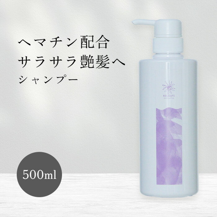 Rakuten - NOLASAPS ノラサパス ブラッドブラックシャンプー 500ml シャンプー ヘアケア 痛み 修復 改善 頭皮ケア ヘマチン サロン専売 美容室専売 潤い ツヤ 保湿 ハリ コシ サラサラ 女性 男性