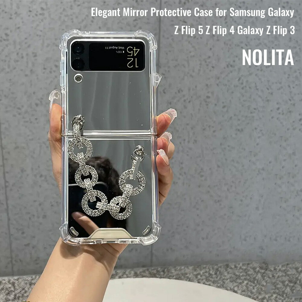 樂天商城 - 【 NOLITA / ノリータ 】エレガント ミラー保護ケース サムスン ギャラクシー Galaxy Z Flip 5 Z Flip 4 Galaxy Z Flip 3