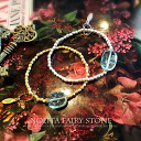ブレスレット レディース パワーストーンブレスレット NOLITA fairy stone 天然石アメジスト グリーンアメジスト タンブルカット メタルパーツ パワーストーン ブレスレット Olivia