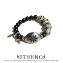 【 NOLITA / ノリータ 】ダルメシアン ジャスパー フロスティ オニキス NOLITA オリジナルパーツ 天然石 ブレスレット パワーストーンブレスレッ...