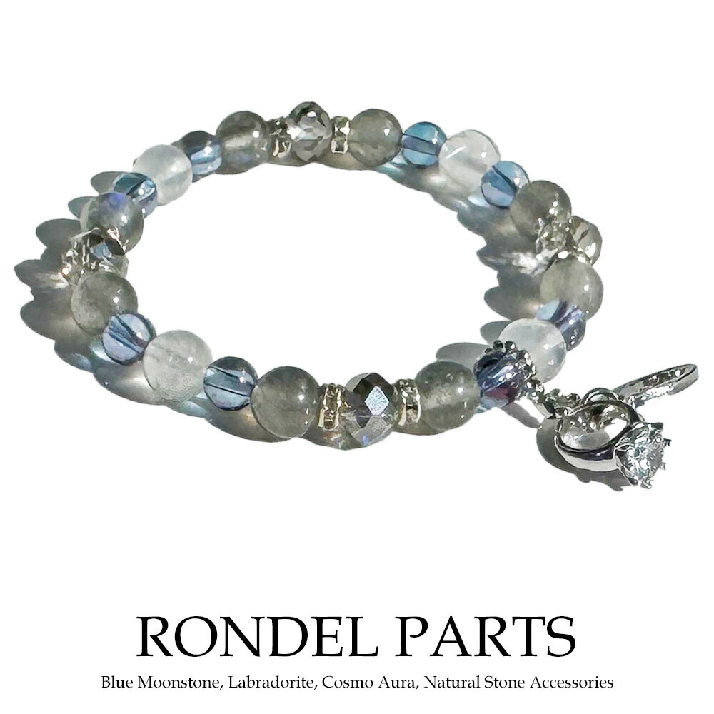 【 NOLITA / ノリータ 】ラブラドライト ブルー ムーンストーン コスモオーラ 天然石 ブレスレット パワーストーンブレスレット Fairy 送料無料 浄化 お守り 魔除け
