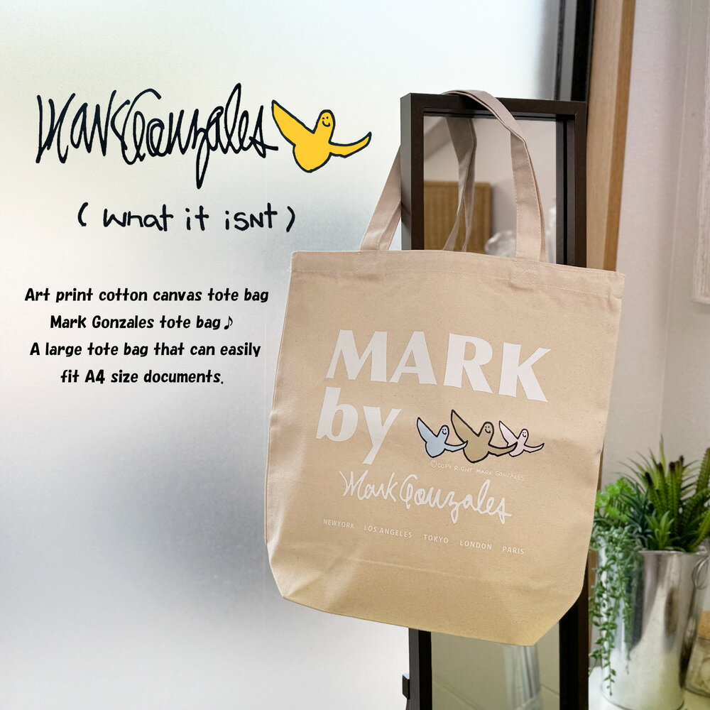 乐天商城 - ＼楽天マラソン 送料無料／【 NOLITA / ノリータ 】ART BY MARK GONZALES マークゴンザレス ショルダートートバッグ キャンバスバッグ 帆布 バッグ