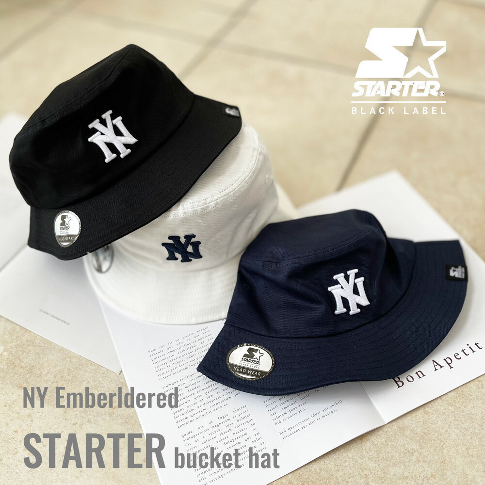 乐天商城 - 【 NOLITA / ノリータ 】帽子 ハット 「 STARTER BLACK LABEL / スターター 」 New ワンポイント バケット ハット