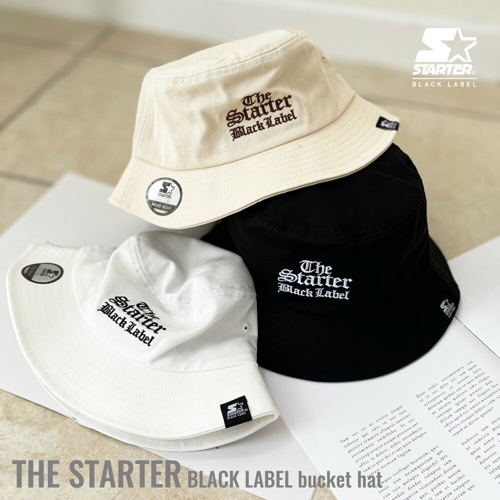 【 NOLITA / ノリータ 】帽子 ハット 「 STARTER BLACK LABEL / スターター 」 New ワンポイント バケット ハット