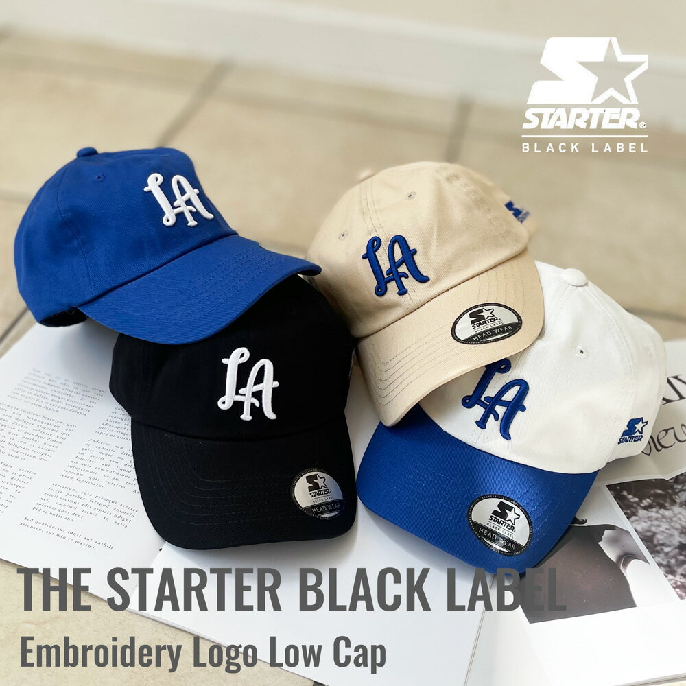 乐天商城 - 【 NOLITA / ノリータ 】STARTER BLACK LABEL 帽子 キャップ ワンポイント ローキャップ CAP 刺繍 ロゴ NY