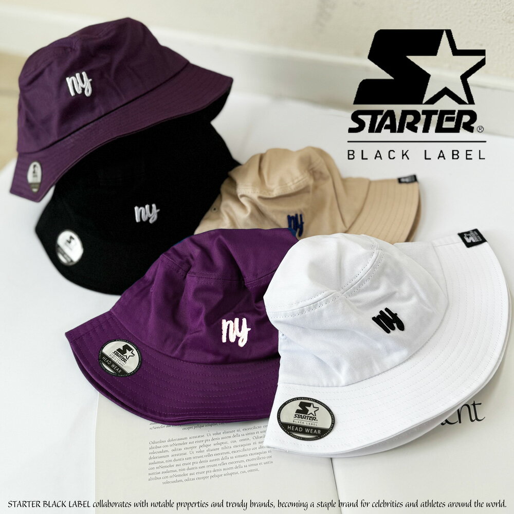 樂天商城 - バケットハット ハット 帽子 STARTER BLACK LABEL スターター New ワンポイント 刺?ロゴ NOLITA ノリータ フェアリーストーン NY